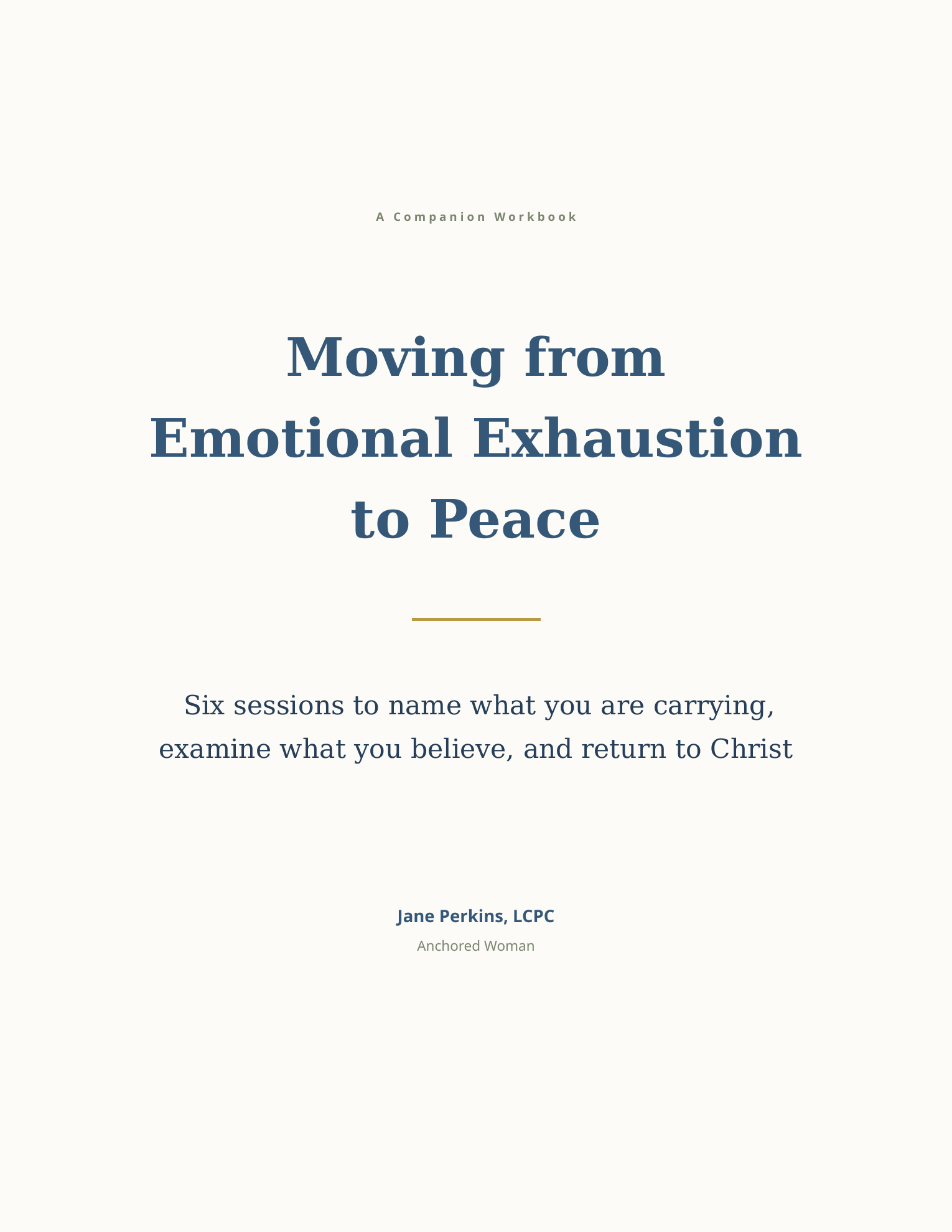 Companion Workbook cover